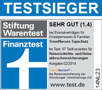 Travelsecure Würzburger Rücktrittsversicherung & Abbruchversicherung
